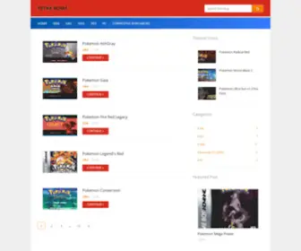 Tetraroms.com(Tetra Roms Best Place for Pokemon Games) Screenshot
