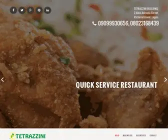 Tetrazzinifood.com(Tetrazzini Group) Screenshot