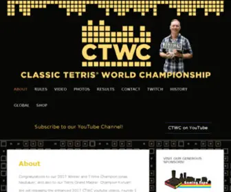 Tetrischampionship.com(Main Event Nov) Screenshot