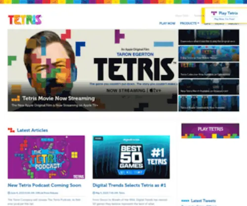 Tetris.com(The addictive puzzle game that started it all) Screenshot