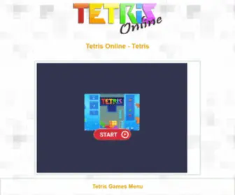 Tetrisonline.org(Tetris Online) Screenshot