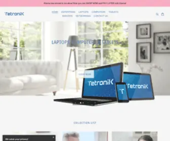 Tetronik.co.uk(Tetronik Limited) Screenshot