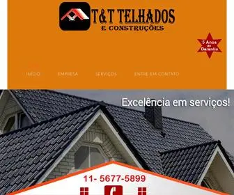 Tettelhados.com.br(T&T TELHADOS E CONSTRUÇÕES EM SÃO PAULOContrução de Telhados em São Paulo) Screenshot