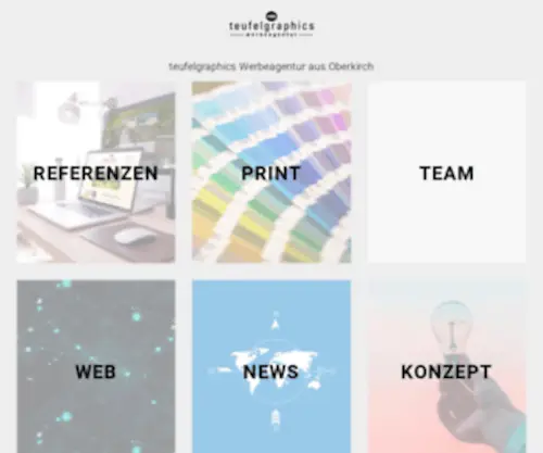 Teufel-Graphics.de(Werbekonzepe Webseiten Homepages Print) Screenshot