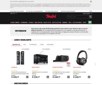 Teufelaudio.nl(Europa’s grootste audiofabrikant in de directe verkoop. Ontdek de sound uit Berliijn) Screenshot