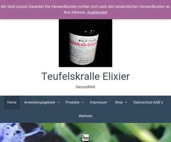 Teufelskralle-Elixier.de(Teufelskralle Elixier) Screenshot