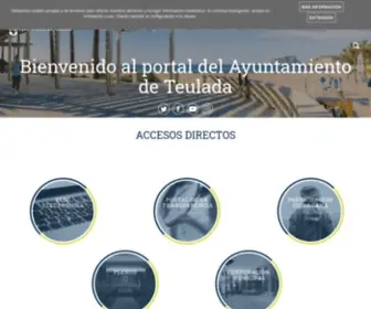 Teuladamoraira.com.es(Ayuntamiento Teulada) Screenshot