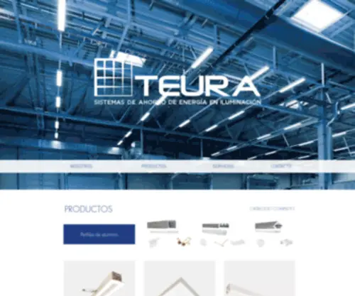 Teura.com.mx(Luminario) Screenshot