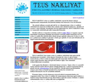 Teusnakliyat.net(Evden Eve Nakliyat) Screenshot