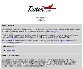 Teuton.org(teuton) Screenshot