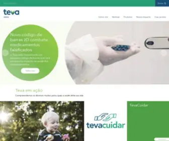Tevabrasil.com.br(Teva pharmaceutical company) Screenshot