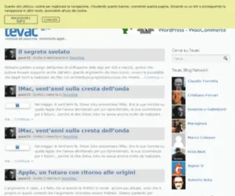 Tevac.com(Homepage) Screenshot