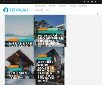 Tevami.com(Architecture & Interior Design Magazine) Screenshot