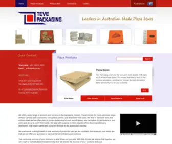 Teve.com.au(TEVE Packaging) Screenshot