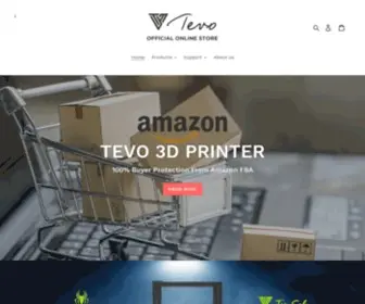Tevo3Dprinterstore.com(Homers 3D Onlinestore) Screenshot