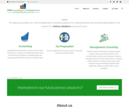 Tewaccounting.com(TEW Accounting & Consulting Services) Screenshot