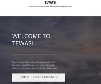 Tewasi.org(Home) Screenshot