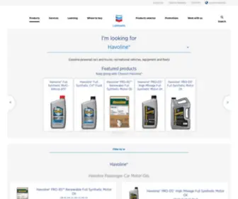 Texacoxpresslube.com(Chevron Lubricants (US)) Screenshot