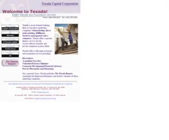 Texada.com(Investment Banking) Screenshot