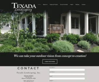 Texadalandscaping.com(Texada Landscaping) Screenshot