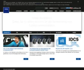 Texadeutschland.com(TEXA Deutschland GmbH) Screenshot