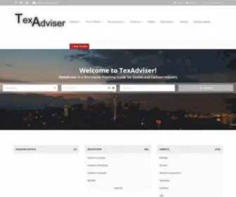 Texadviser.com(Home Page) Screenshot