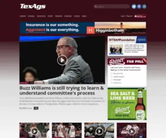 Texags.com(Texas A&M Football) Screenshot