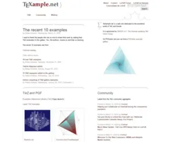 Texample.net(Texample) Screenshot