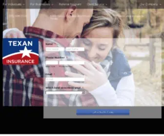 Texaninsurance.com(Houston Texas Texan Insurance) Screenshot