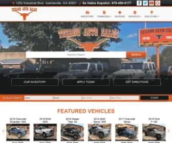 Texanoautosales.com(Used Cars Gainesville GA) Screenshot