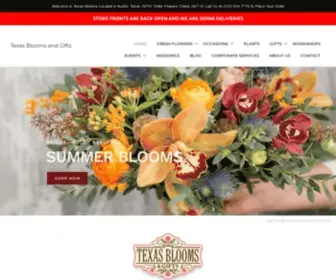 Texas-Blooms.com(Texas Blooms & Gifts) Screenshot