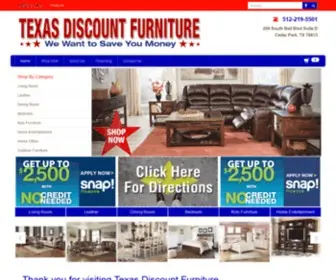 Texas-Discount-Furniture.com(Liberty Hill TX Furniture Store) Screenshot