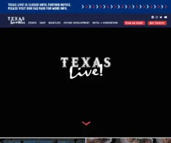 Texas-Live.com(Texas Live) Screenshot