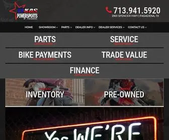 Texas-Powersports.com(Texas Powersports of Pasadena) Screenshot