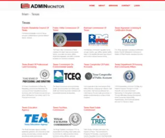 Texasadmin.com(Admin Monitor) Screenshot