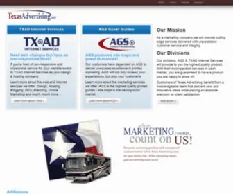 Texasadvertising.net(TEXAS ADVERTISING AND CONSULTING) Screenshot