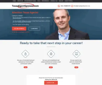 Texasagentsponsor.com(Texas Sponsoring Broker) Screenshot