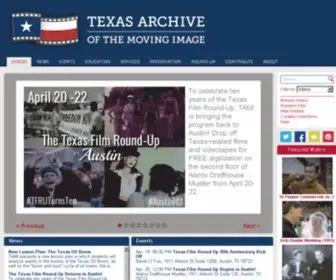 Texasarchive.org(A Film and Video Archive of Texas) Screenshot