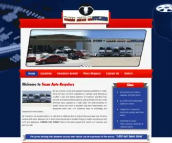 Texasautorecyclers.com(Yourford Auto Recyclers) Screenshot