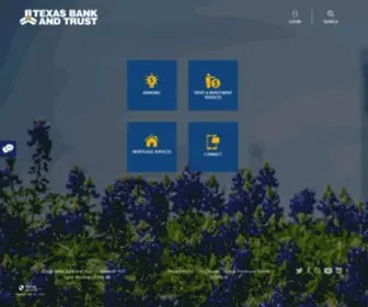 Texasbankandtrust.com(Texas Bank and Trust) Screenshot