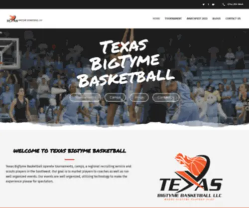 Texasbigtymegirlssports.com(Where the BigTyme Players Play) Screenshot