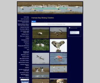 Texasbirdingphotos.net(Whooping Crane Birding Boat Photography Tours) Screenshot