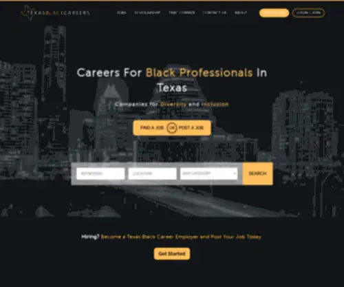 Texasblackcareers.com(Texas Black Careers) Screenshot