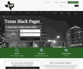 Texasblackpages.com(Black Owned Business Directory) Screenshot