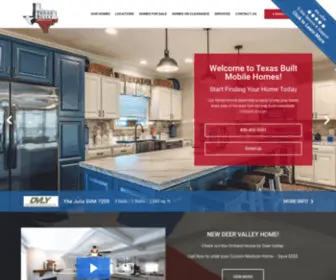 Texasbuiltmobilehomes.com(Texas Built Mobile Homes) Screenshot