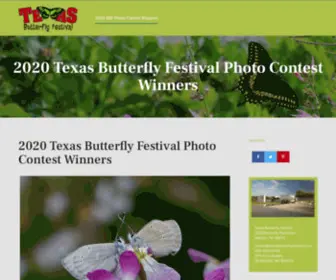 Texasbutterflyfestival.com(Texas Butterfly Festival) Screenshot