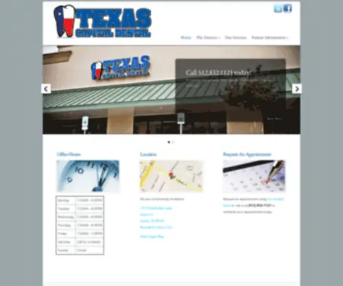 Texascapitaldental.com(Texas Capital Dental) Screenshot