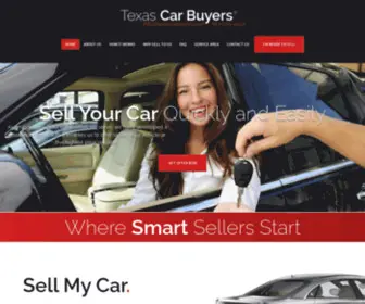 Texascarbuyers.com(Sell My Car) Screenshot