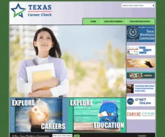 Texascareercheck.com(Texas career check) Screenshot