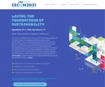 Texascecon.org(CECON 2024) Screenshot